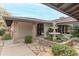 Attractive front entry showcasing brick pillars and a beautiful water fountain feature at 5911 E Peak View E Rd, Cave Creek, AZ 85331