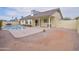 Spacious backyard with a refreshing pool, patio area, and low-maintenance landscaping at 655 W Mission Dr, Chandler, AZ 85225