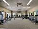 The community gym offers residents a variety of machines and free weights for exercise at 1644 N Lynch --, Mesa, AZ 85207