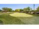 Community putting green surrounded by lush landscaping, perfect for practice and leisurely games at 1644 N Lynch --, Mesa, AZ 85207
