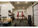 Garage with a home gym set up at 19777 E Ivy Ln, Queen Creek, AZ 85142