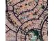 An aerial view of the house with nearby amenities including a private park at 2486 E Espada Trl, Casa Grande, AZ 85194