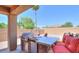 Outdoor kitchen and covered patio, perfect for entertaining and relaxing at 2486 E Espada Trl, Casa Grande, AZ 85194