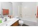 Bathroom featuring white tiling, updated vanity with a soaking tub and shower at 41176 N Cambria Dr, San Tan Valley, AZ 85140