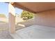 Covered patio overlooking the backyard and the surrounding landscape at 41176 N Cambria Dr, San Tan Valley, AZ 85140