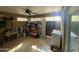 Spacious storage area featuring tile floors, ceiling fan, and a freezer at 4231 N 69Th Ln # 1325, Phoenix, AZ 85033