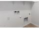 Bright laundry room with utility connections, ready for appliances at 5401 W Las Palmaritas Dr, Glendale, AZ 85302