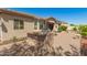 Spacious backyard with a built-in stone BBQ island, perfect for outdoor cooking and gatherings at 6887 S Teresa Dr, Chandler, AZ 85249