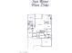 Detailed floor plan showcasing the layout of a Sun River home with bedrooms, kitchen, garage, and living spaces at 6887 S Teresa Dr, Chandler, AZ 85249