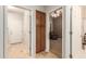 Hallway with a linen closet, providing extra storage space at 6887 S Teresa Dr, Chandler, AZ 85249