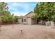 Spacious backyard features desert landscaping and mature landscaping at 1261 E Nancy Ave, San Tan Valley, AZ 85140