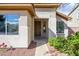 Exterior shot of the front entry showing nice landscaping at 1280 E Redwood Dr, Chandler, AZ 85286