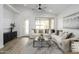 Bright, open living room with high ceilings and a large window at 1280 E Redwood Dr, Chandler, AZ 85286