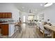 Spacious living area with breakfast bar, dining, and modern decor at 1280 E Redwood Dr, Chandler, AZ 85286