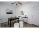 Cozy home office with contemporary desk, cabinet and decor at 1280 E Redwood Dr, Chandler, AZ 85286