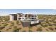 Contemporary hillside home featuring a pool, lounge area, and desert landscaping at 16856 N Mountain Pkwy, Fountain Hills, AZ 85268