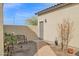 Private outdoor retreat with seating, pavers, and tasteful landscaping, creating a serene escape at home at 18059 W Tanglewood Dr, Goodyear, AZ 85338