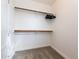 Walk-in closet with shelves and a rod for hanging clothes, offering ample storage space at 3633 N 3Rd Ave # 2016, Phoenix, AZ 85013