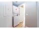 Functional laundry area with a stacked washer and dryer for space-saving convenience at 3633 N 3Rd Ave # 2016, Phoenix, AZ 85013