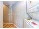 Efficient laundry area with a stacked washer and dryer unit at 3633 N 3Rd Ave # 2016, Phoenix, AZ 85013