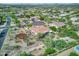 An aerial view of the home showcasing a backyard patio at 4116 E Sierra Sunset Trl, Cave Creek, AZ 85331