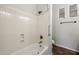 A clean bathroom with a built in tub and showerhead at 4116 E Sierra Sunset Trl, Cave Creek, AZ 85331