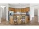 Beautiful kitchen with a large island and modern stainless steel appliances at 4116 E Sierra Sunset Trl, Cave Creek, AZ 85331