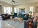 Spacious living room with comfortable seating, large windows, and neutral color palette at 4116 E Sierra Sunset Trl, Cave Creek, AZ 85331