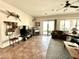 Large, open living area with sliding glass doors providing access to the outside at 4116 E Sierra Sunset Trl, Cave Creek, AZ 85331