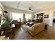 Inviting living room with comfortable furniture, natural light, and classic decor at 4116 E Sierra Sunset Trl, Cave Creek, AZ 85331