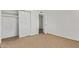 Vacant bedroom with closet and carpet flooring at 4714 E Belleview St, Phoenix, AZ 85008