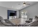 Comfortable living room featuring a entertainment center, providing relaxation and entertainment at 4817 E Thunderbird Dr, Chandler, AZ 85249