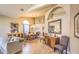 Bright dining room featuring hardwood floors and modern furnishings at 16402 N 48Th Way, Scottsdale, AZ 85254