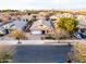 Bird's eye view of the property showcasing its well-maintained landscaping and neighborhood at 20742 E Mockingbird Dr, Queen Creek, AZ 85142