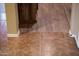 Beautiful new floor tile in a light and dark two-tone layout at 23236 N Caleta Ct, Sun City West, AZ 85375