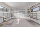 Spacious garage with shelving for ample storage solutions at 1349 E Anasazi St, Mesa, AZ 85203