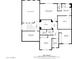 Detailed second floor plan of the home showing layout of bedrooms and bathrooms at 1481 E Lark St, Gilbert, AZ 85297