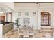 Elegant dining area with bright light, great for entertaining and Gathering gatherings at 15504 E Firerock Country Club Dr, Fountain Hills, AZ 85268