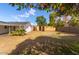 Large backyard with a shed, citrus trees and a covered patio at 1743 N Dresden --, Mesa, AZ 85203