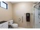 Accessible bathroom features include grab bars, a comfort height toilet and easy access to the shower at 1873 Leisure World --, Mesa, AZ 85206