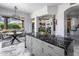 Spacious kitchen island with modern countertops and stainless steel appliances, perfect for entertaining at 19131 E Tonto Verde Dr, Rio Verde, AZ 85263