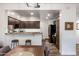 Modern kitchen with granite countertops and an open layout to the dining area at 19700 N 76Th St # 1061, Scottsdale, AZ 85255