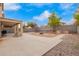 Spacious backyard featuring concrete and gravel landscaping at 28282 N Castle Rock Dr, San Tan Valley, AZ 85143