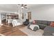 Open floor plan showcasing a living room that transitions into the kitchen at 38208 N La Grange Ln, San Tan Valley, AZ 85140