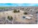 Overhead shot featuring green park with picnic areas, walking trails, and nearby community housing at 38208 N La Grange Ln, San Tan Valley, AZ 85140