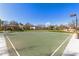 Community basketball court is well maintained and has a beautiful clear blue sky overhead at 4226 E Spawn Ln, Gilbert, AZ 85296