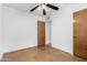 Bedroom with ceiling fan, natural light, and a blank canvas at 4626 W Mitchell Dr, Phoenix, AZ 85031