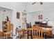 Cozy dining room with rustic wood furniture, connecting to the living area and kitchen, perfect for Gathering meals at 5326 N 3Rd Ave, Phoenix, AZ 85013