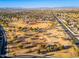 An aerial view of a community park, with a baseball field and desert landscaping at 5433 E Nisbet Rd, Scottsdale, AZ 85254