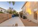 Spacious driveway with privacy fence and desert landscaping at 5433 E Nisbet Rd, Scottsdale, AZ 85254